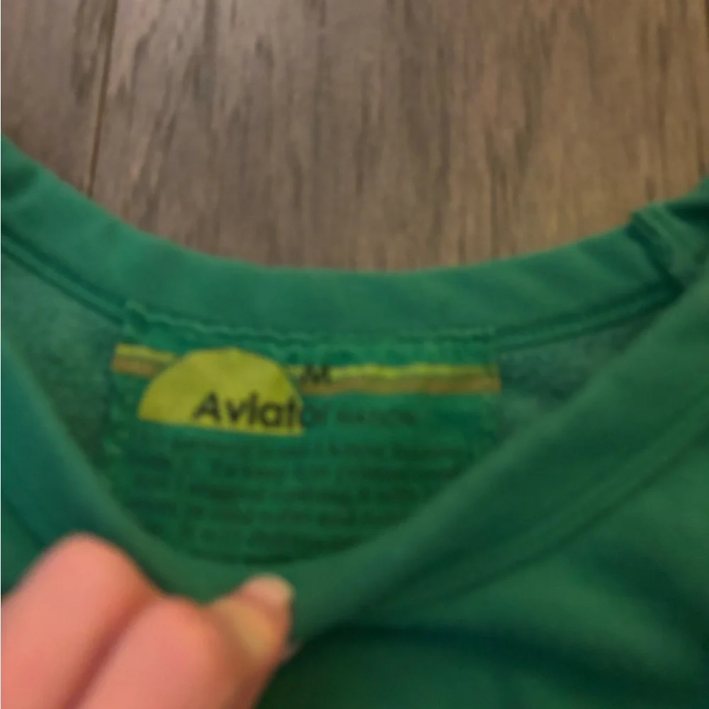 Aviator Nation Green Sweatshirt - Picture 2 of 4
